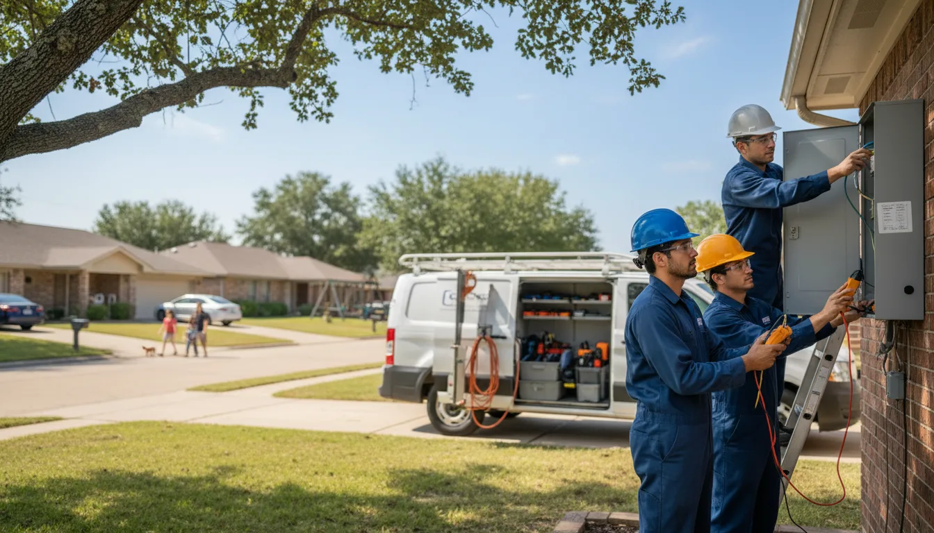 Certified electrician providing emergency electrical services in Scotts Hill, TN